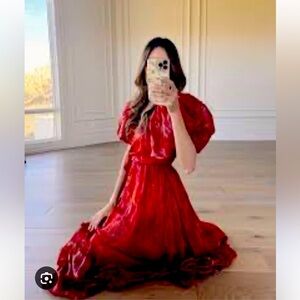 NWT JessaKae Pixie Dress in Red Size Small